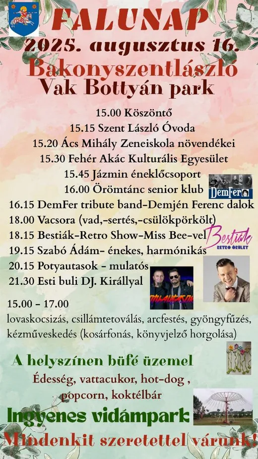 'Falunap Bakonyszentlászló' cikk borítóképe