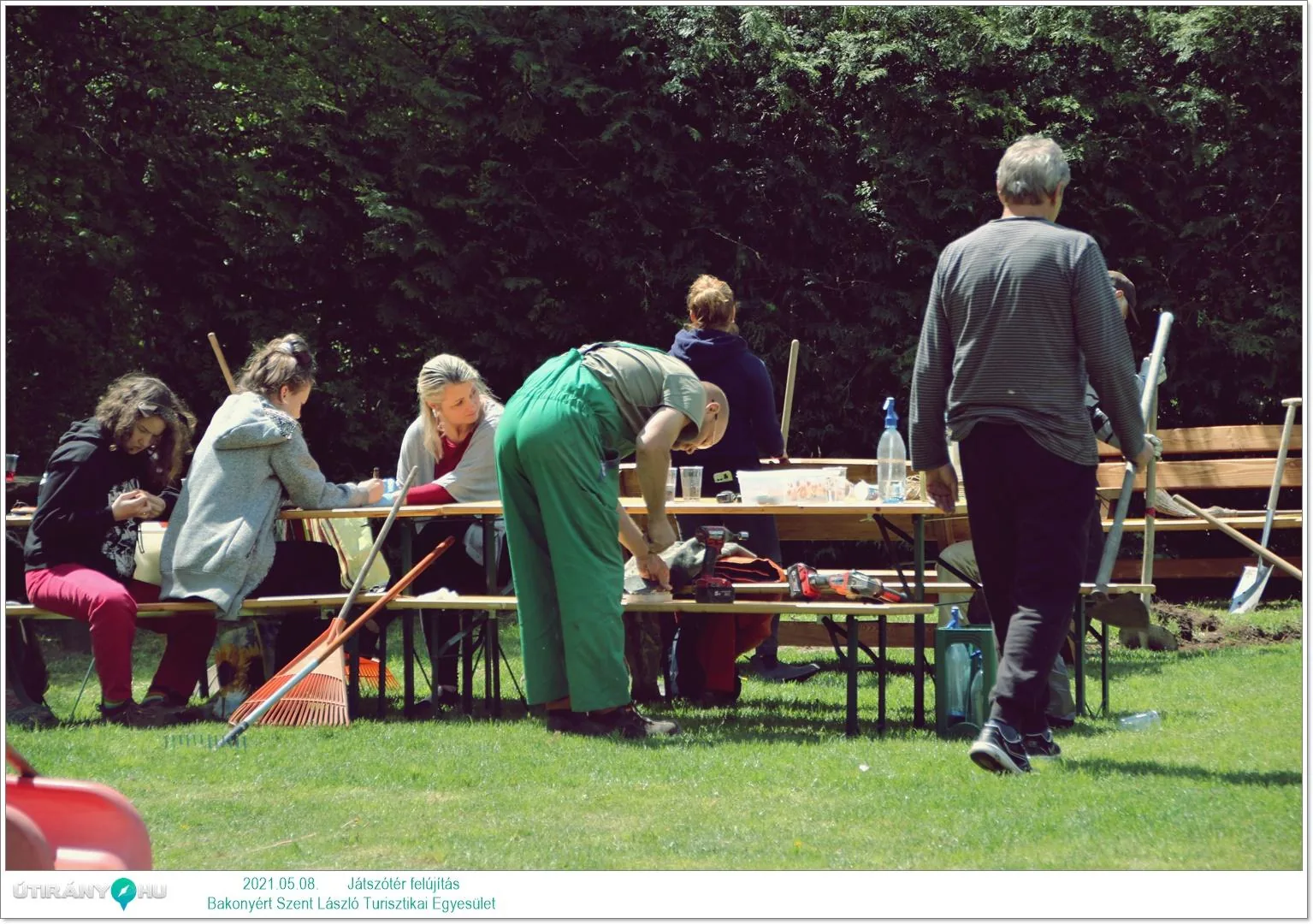 Játszótér felújítás 2021 / Fotók: Útirány.hu