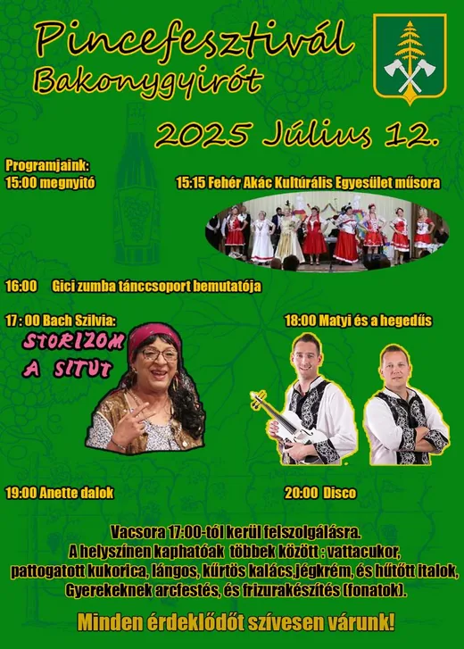 'Pincefesztivál Bakonygyirót' cikk borítóképe