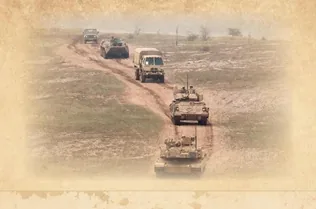 Jelentős katonai járműforgalom borítóképe