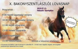 X. Bakonyszentlászlói Lovasnap borítóképe