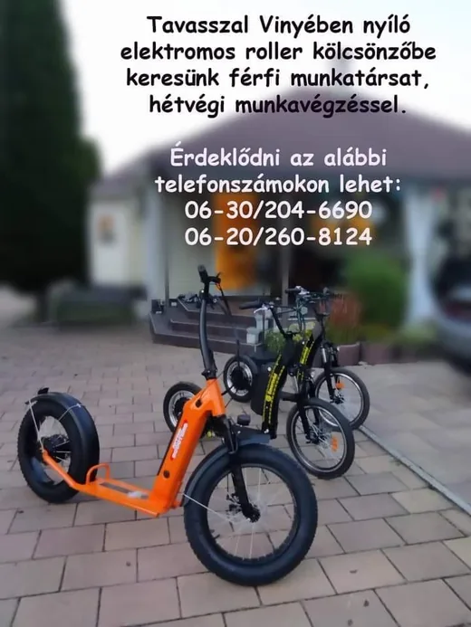 'Roller kölcsönzőbe keresünk munkatársat' cikk borítóképe