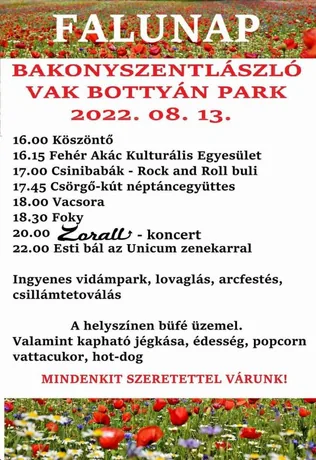 Bakonyszentlászló Falunap borítóképe